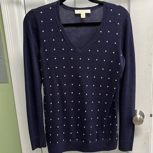 Michael Kors navy sweater-medium